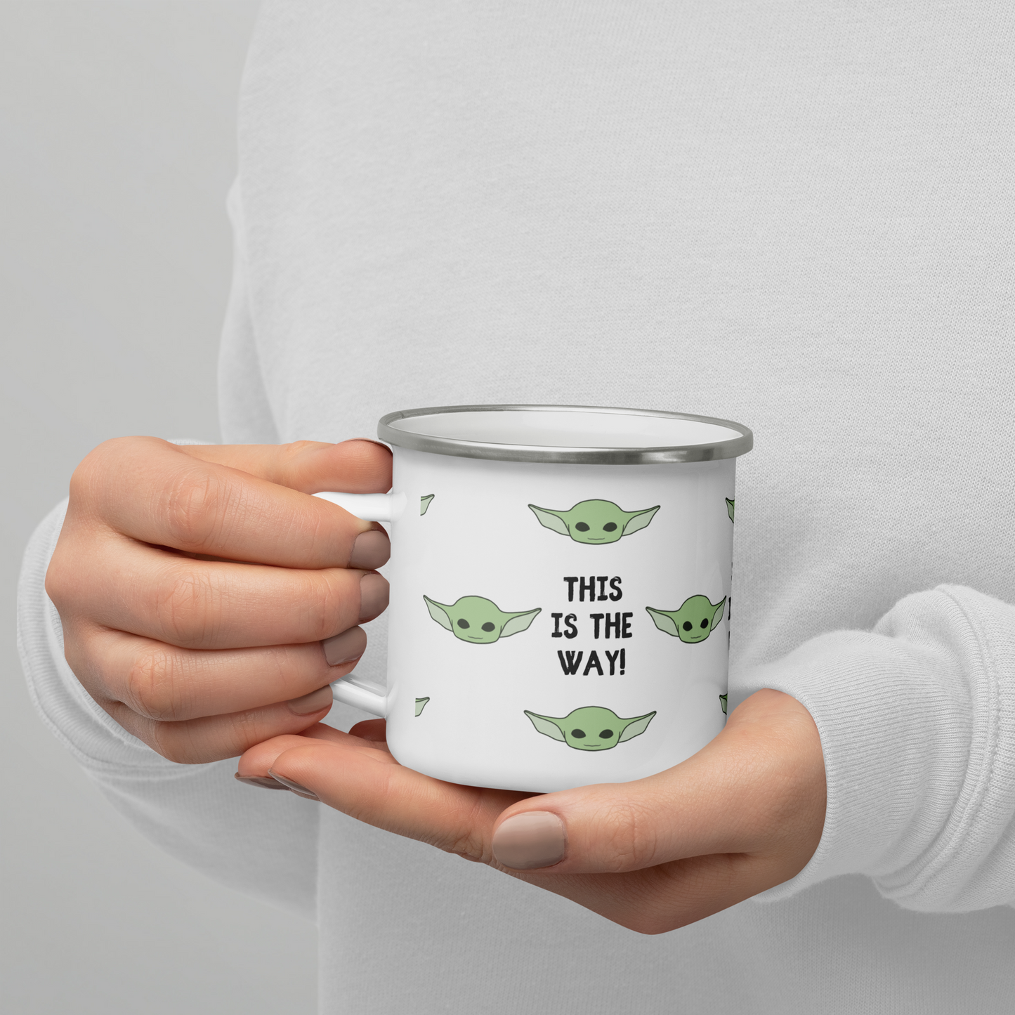 This Is The Way(Grogu) 4 Me Enamel Mug