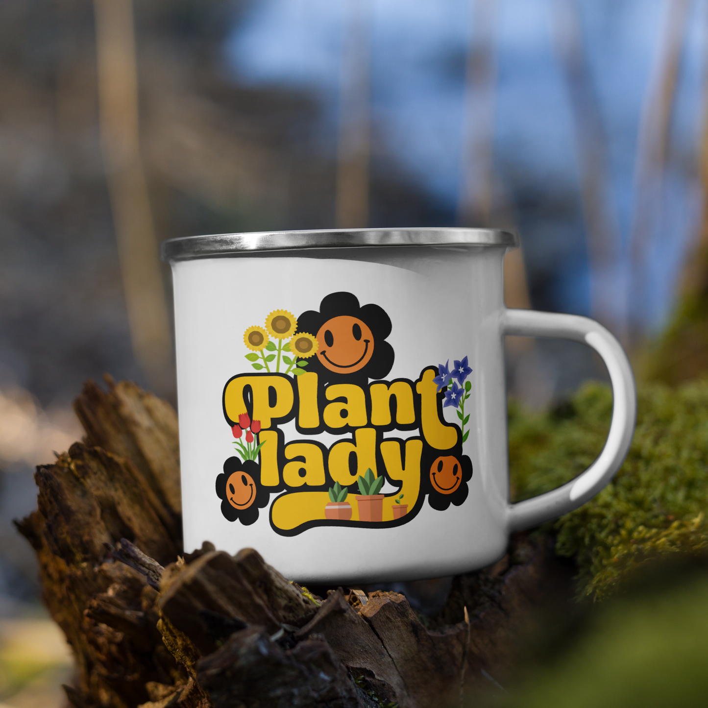 Plant Lady 4 Me Enamel Mug