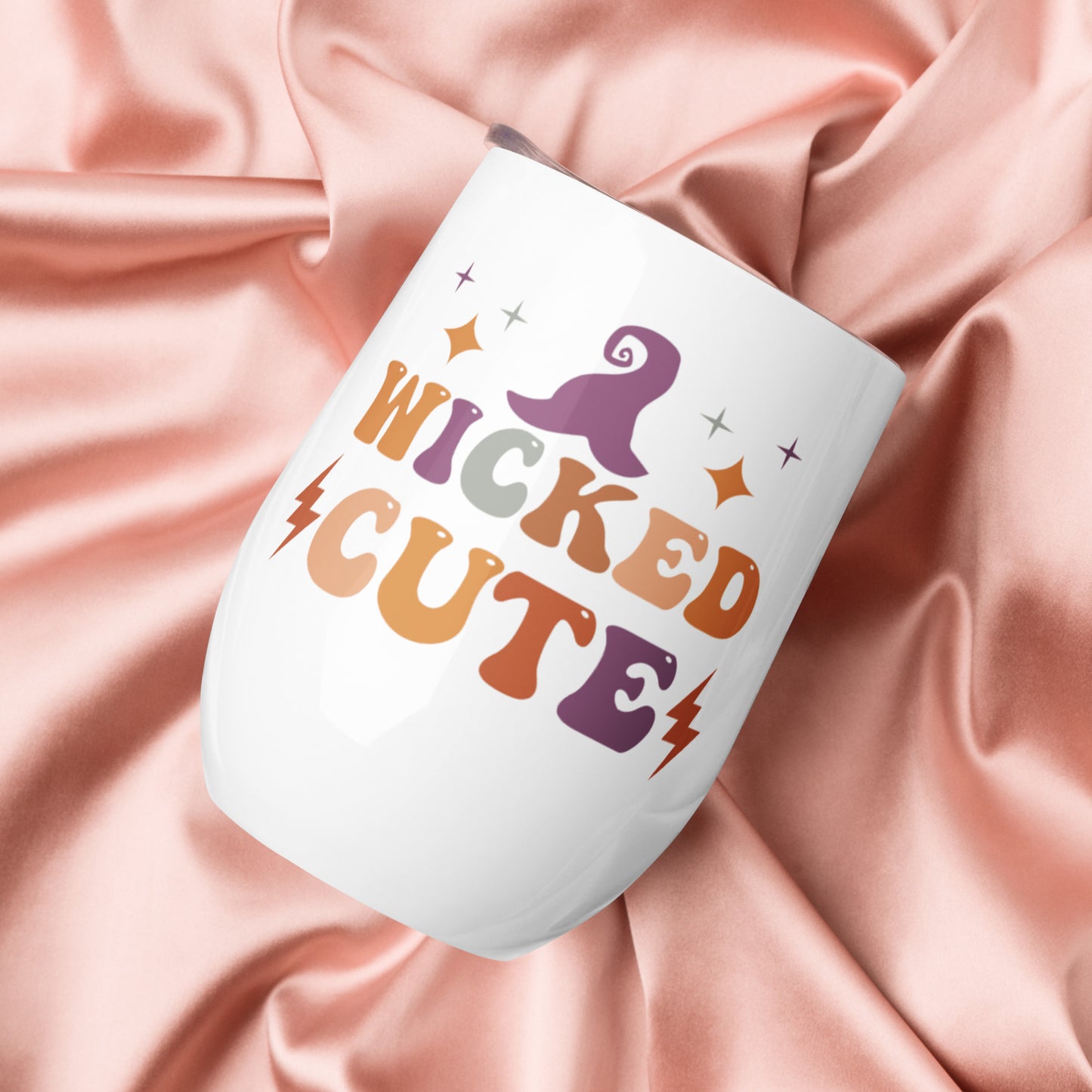 Wicked Cute 4 Me Wine tumbler