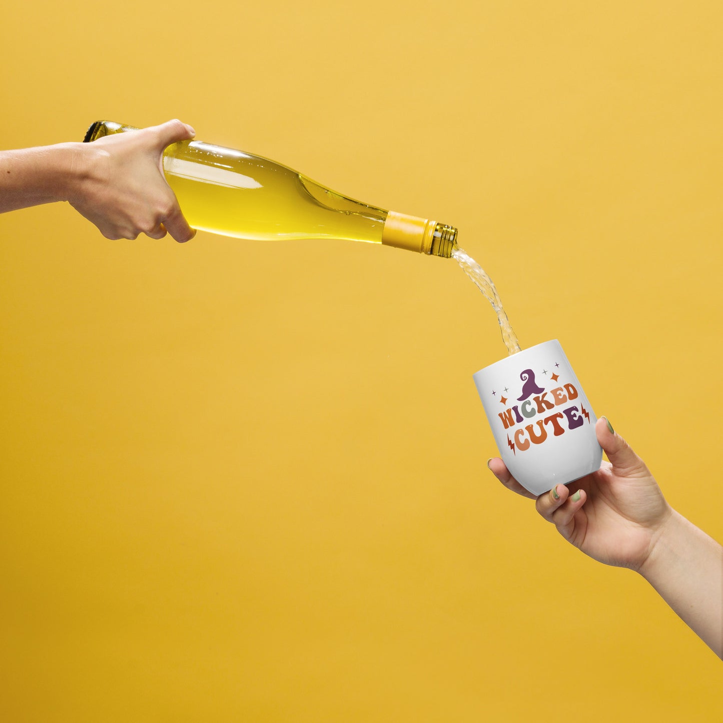 Wicked Cute 4 Me Wine tumbler