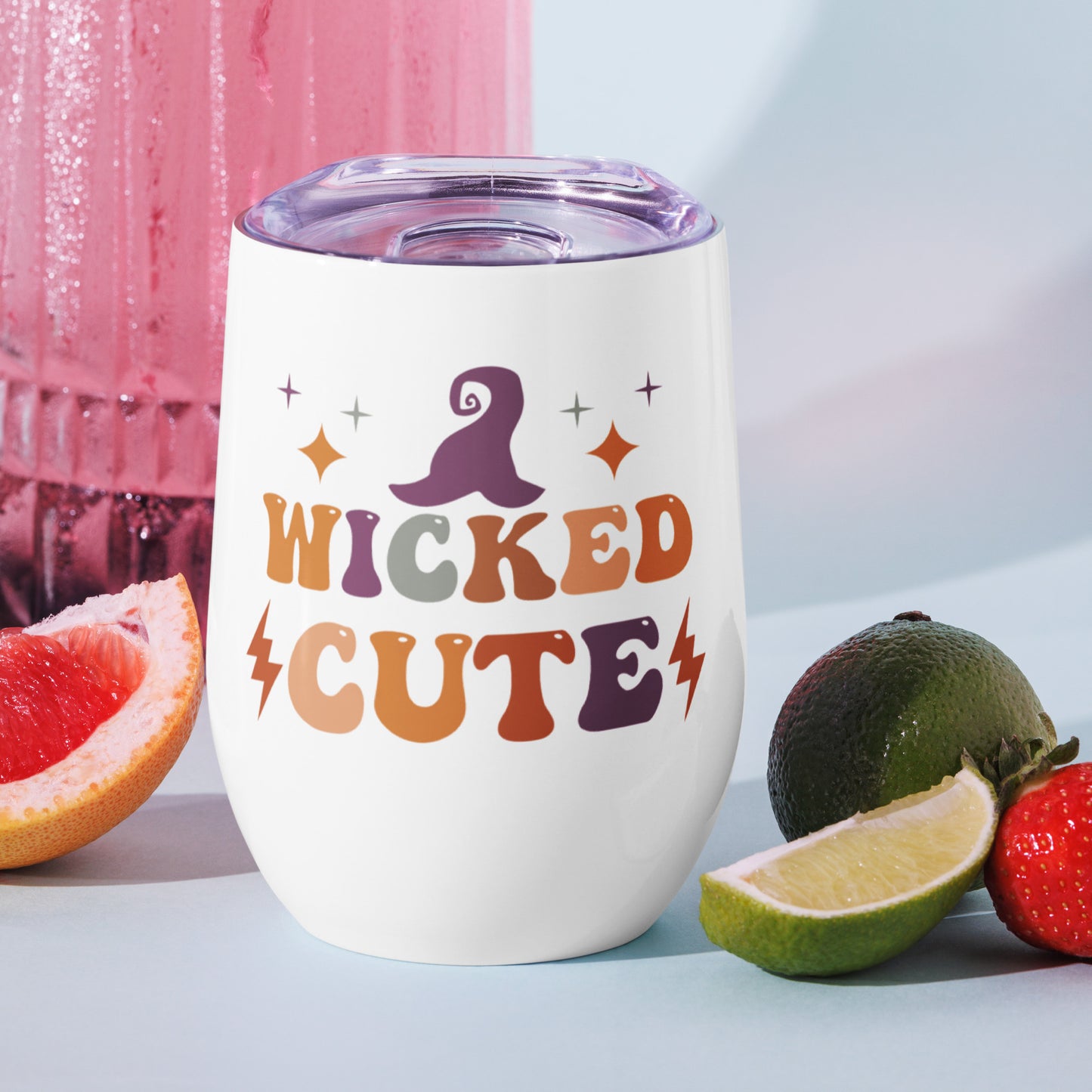 Wicked Cute 4 Me Wine tumbler