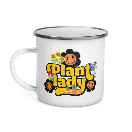 Plant Lady 4 Me Enamel Mug