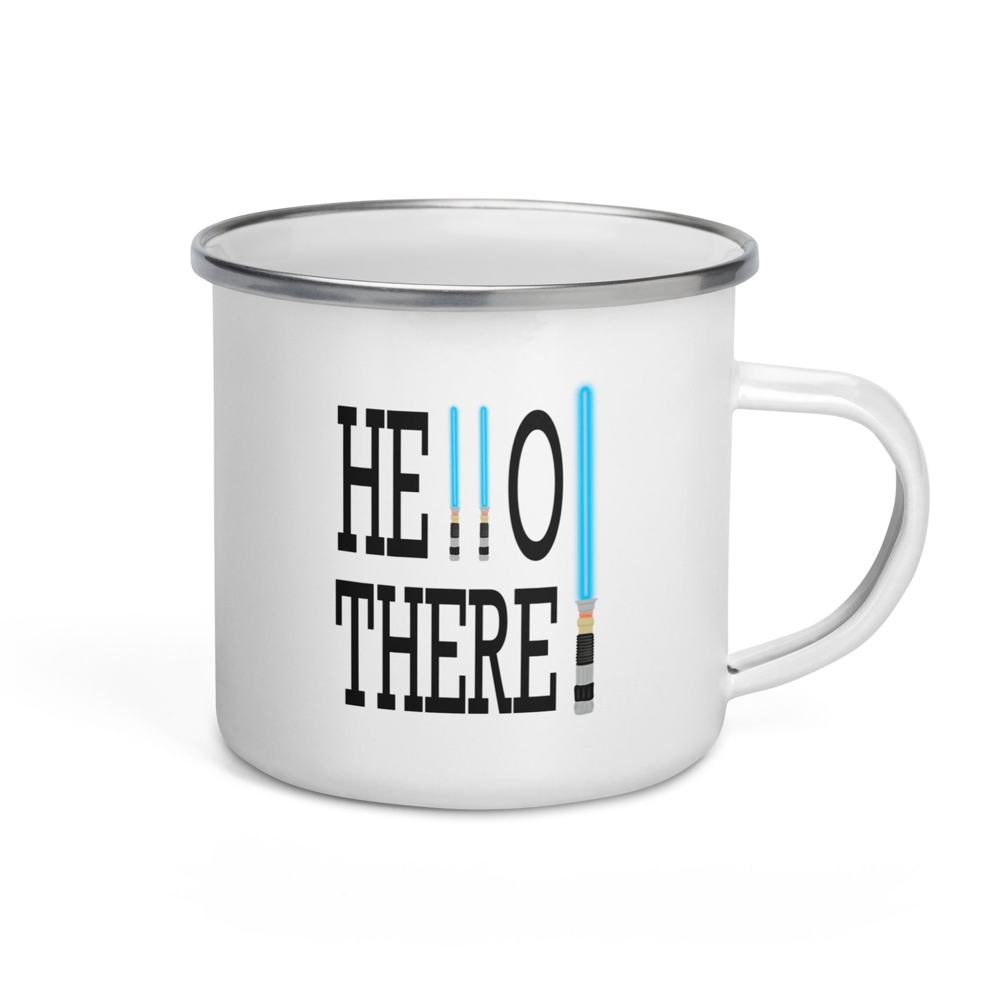 Hello There 4 Me Enamel Mug