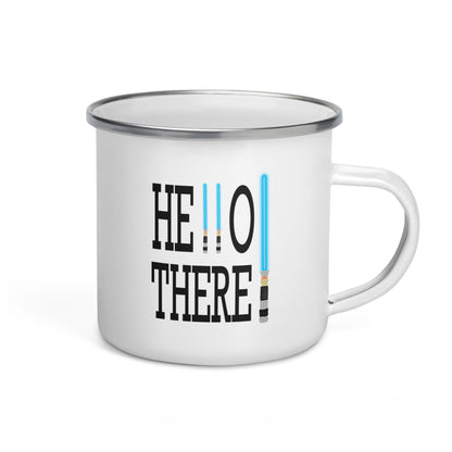 Hello There 4 Me Enamel Mug