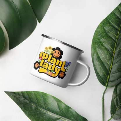 Plant Lady 4 Me Enamel Mug