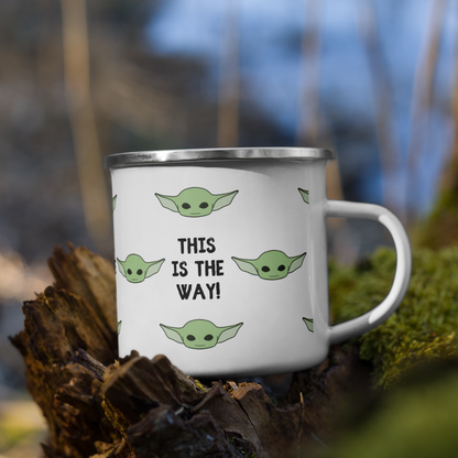 This Is The Way(Grogu) 4 Me Enamel Mug