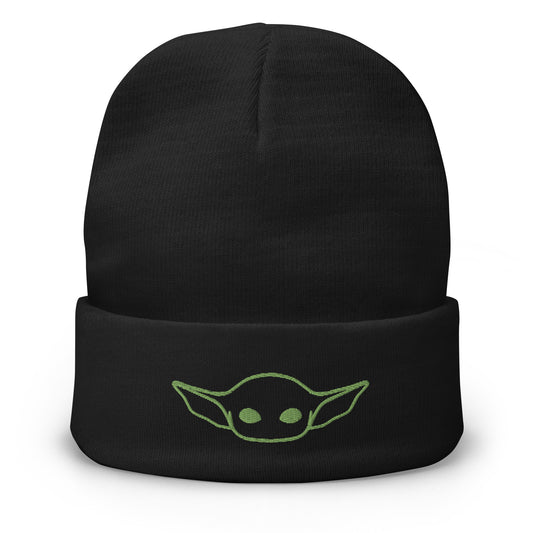 Baby Yoda 4 Me Embroidered Beanie