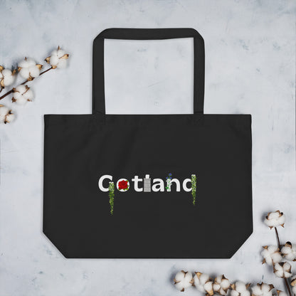 Gotland 4 Me. Large organic tote bag