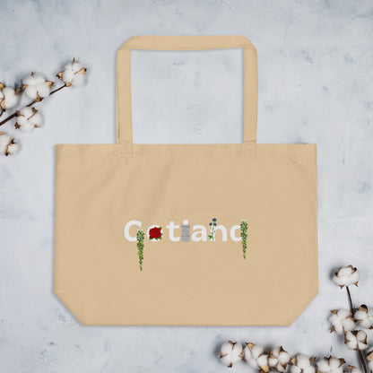 Gotland 4 Me. Large organic tote bag