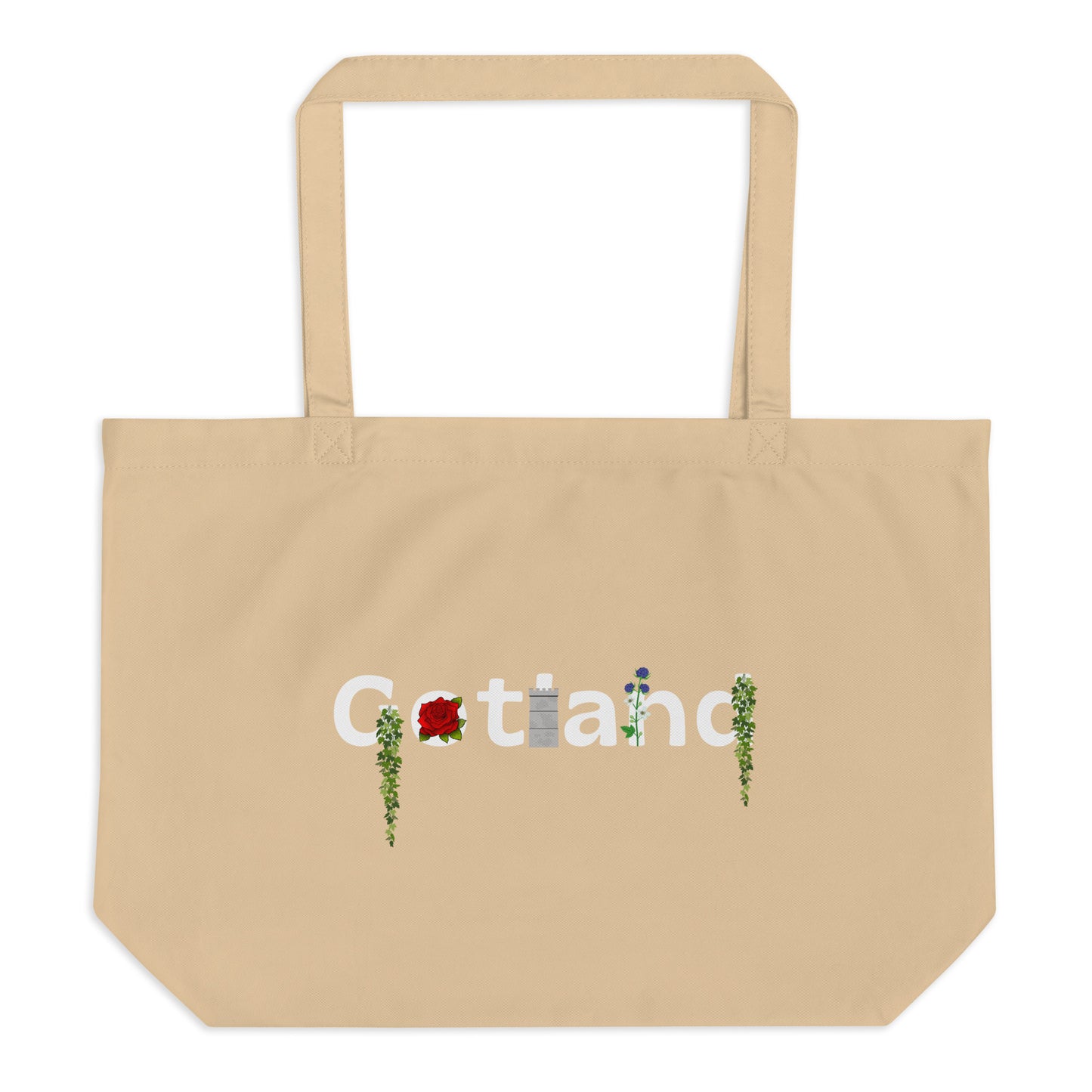 Gotland 4 Me. Large organic tote bag