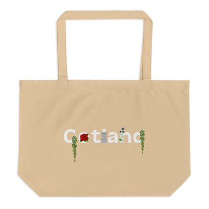 Gotland 4 Me. Large organic tote bag