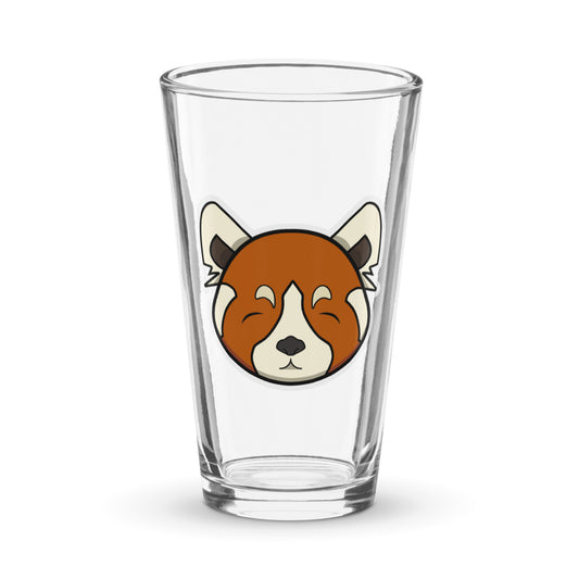 Red Panda 4 Me Shaker pint glass