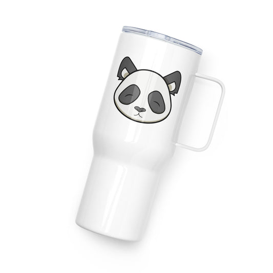 Panda 4 Me Travel mug with a handle