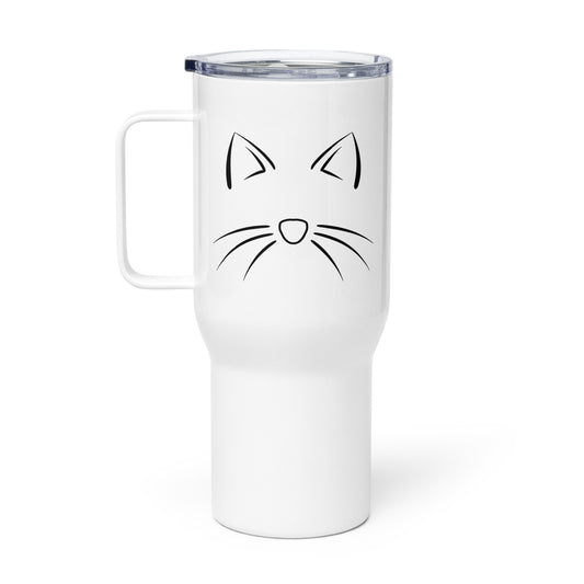 Cat 4 Me Travel mug with a handle