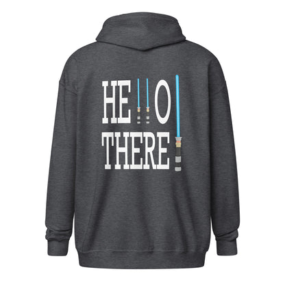 Hello There 4 Me zip hoodie