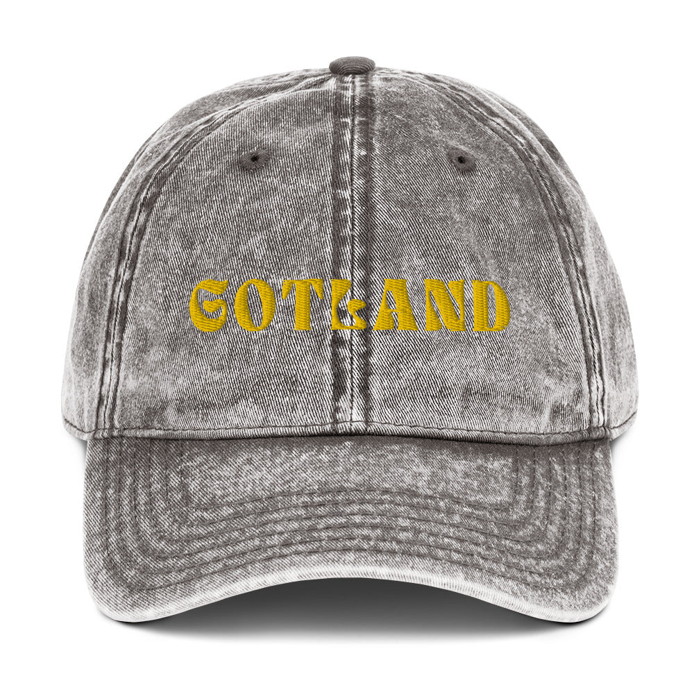 Gotland 4 Me Vintage Cotton Twill Cap