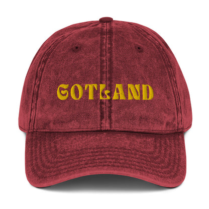 Gotland 4 Me Vintage Cotton Twill Cap