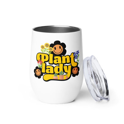 Plant lady 4 Me Wine tumbler