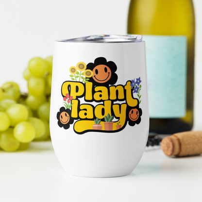 Plant lady 4 Me Wine tumbler