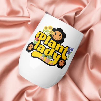 Plant lady 4 Me Wine tumbler